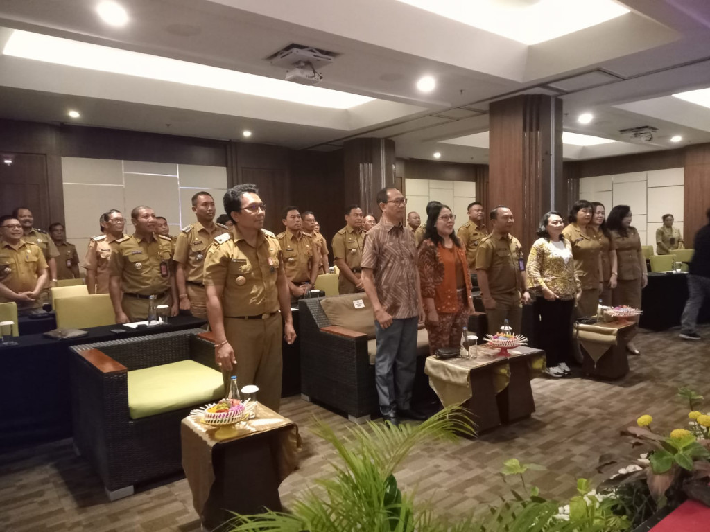 Sambutan Wabup TPBIS Wakil Bupati Badung Buka Bimtek Transformasi Perpustakaan Berbasis Inklusi Sosial (TPBIS) Kepada Perbekel Se-Kabupaten Badung